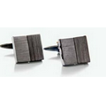 Gunmetal Block Cuff Links